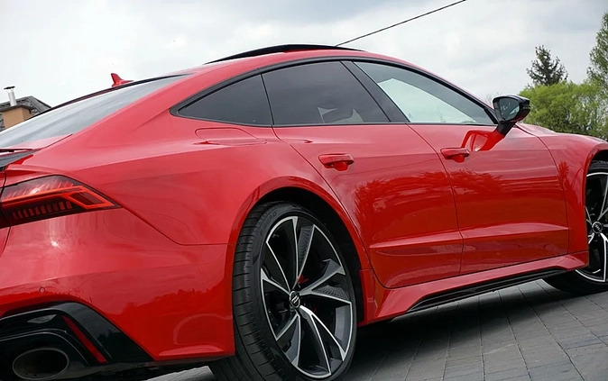 Audi RS7 cena 549000 przebieg: 39800, rok produkcji 2020 z Dynów małe 781